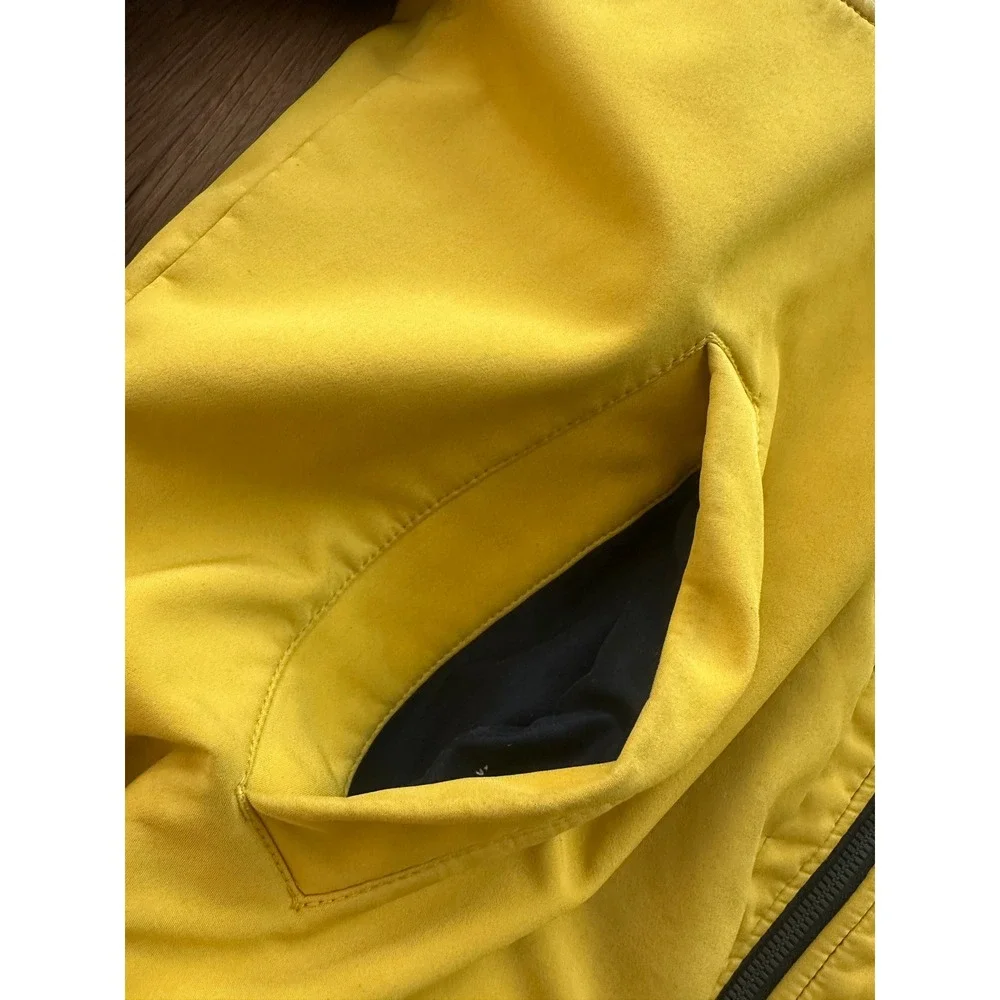 Tommy Hilfiger Mens Yen Softshell Hooded Jacket‎ Navy White Yellow Size XL